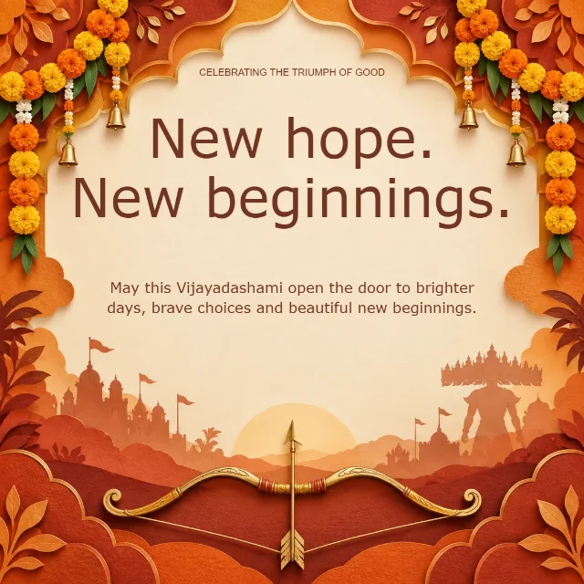 A marigold morning: New hope. New beginnings.