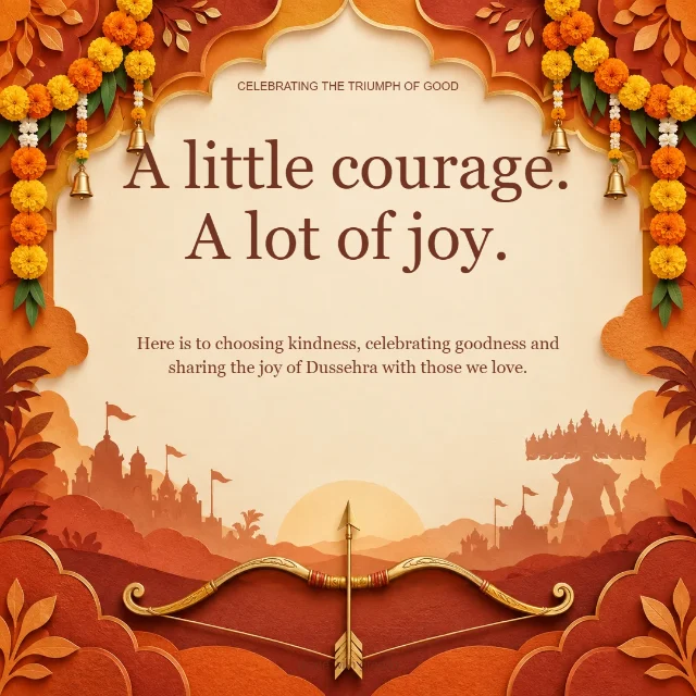 Celebrate goodness together: A little courage. A lot of joy.