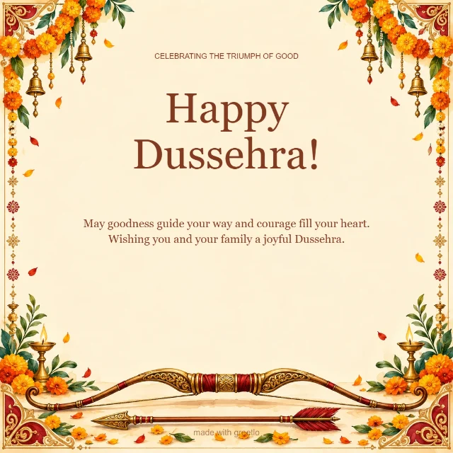 Marigold wishes: Happy Dussehra!