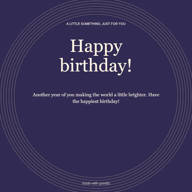 Birthday · A beautiful chapter: Happy birthday!