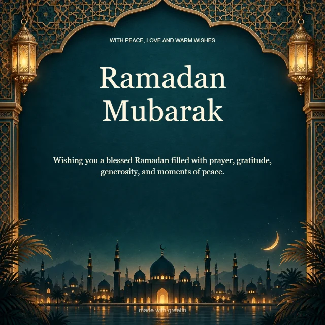 A month of blessings: Ramadan Mubarak
